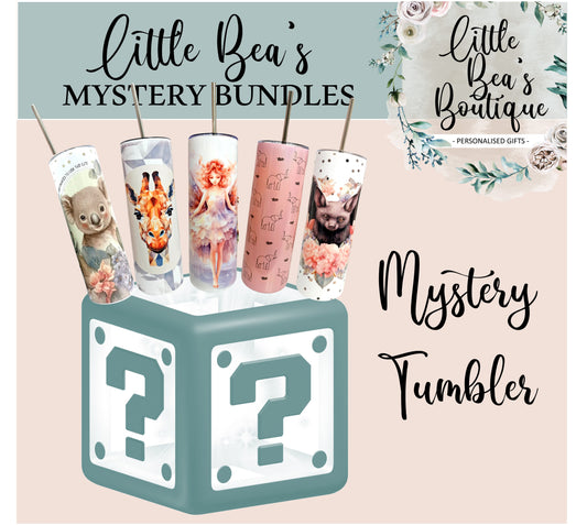 MYSTERY TUMBLER | Worth £20 | Drinkware & Stationery, Tumbler Water Bottle, Surprise Blind Tumbler - Tumbler Only